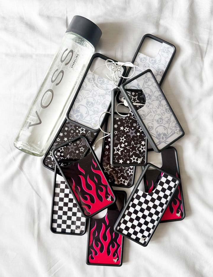 Flames | Black & Red iPhone Case