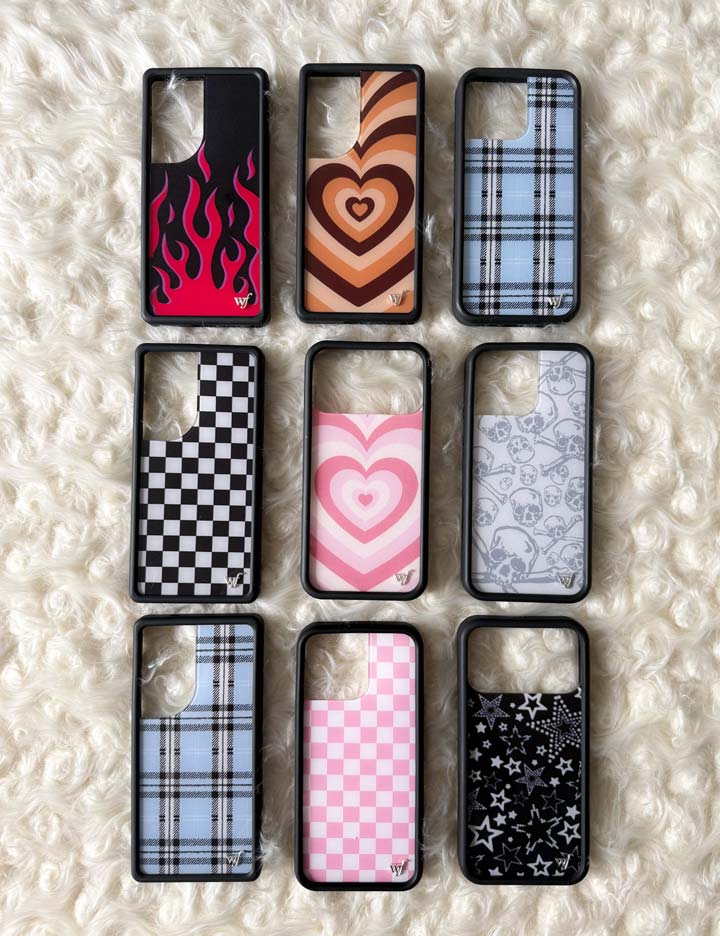 Flames | Black & Red iPhone Case