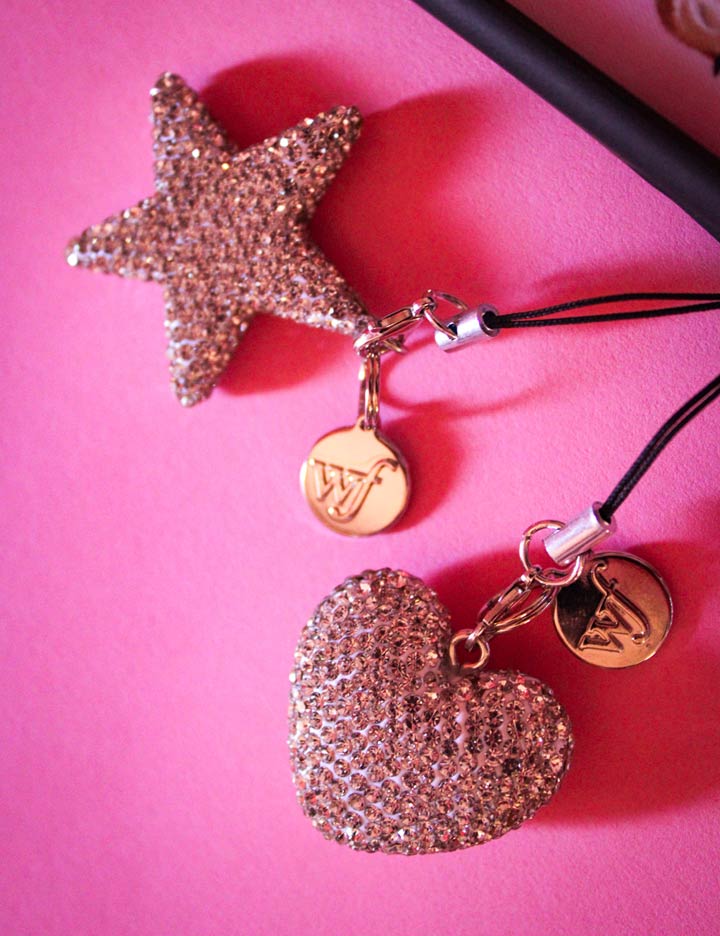 Rhinestone Star Charm | White