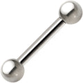 14G Grade 23 Solid Titanium Barbell 3/8 4mm