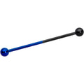 14G Black and Blue Two Tone Industrial Barbell 38mm
