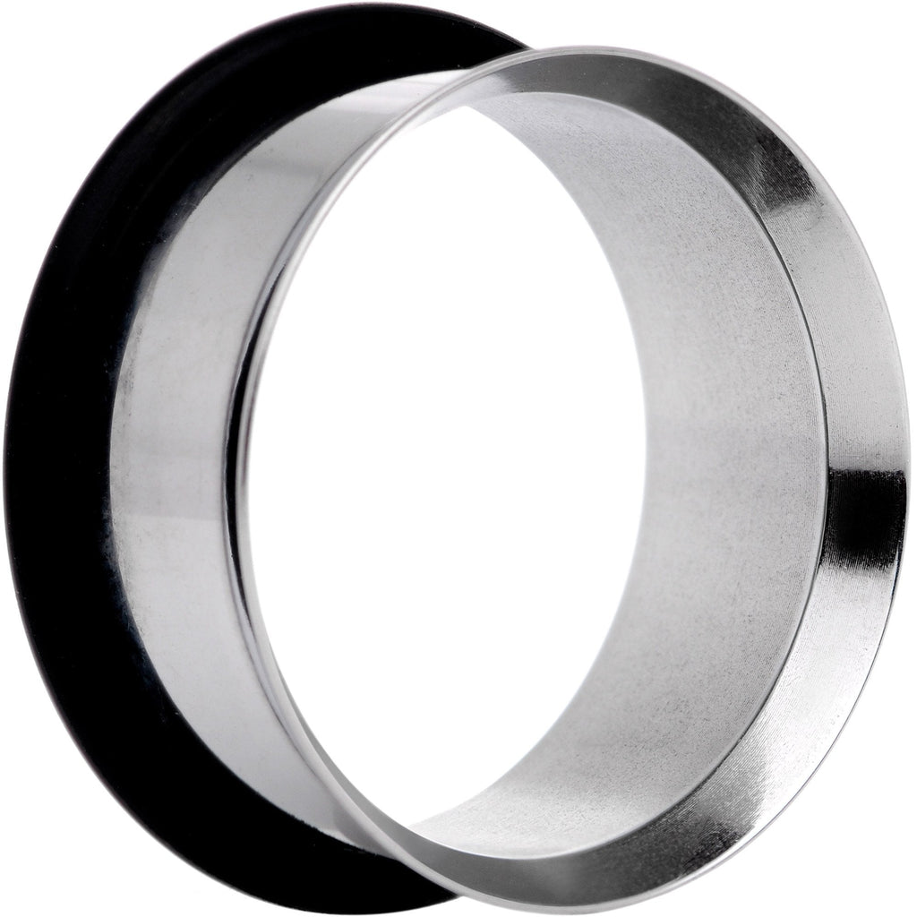 Stainless Steel Single Flare Tunnel Plug Set Available in Sizes  8G to 1