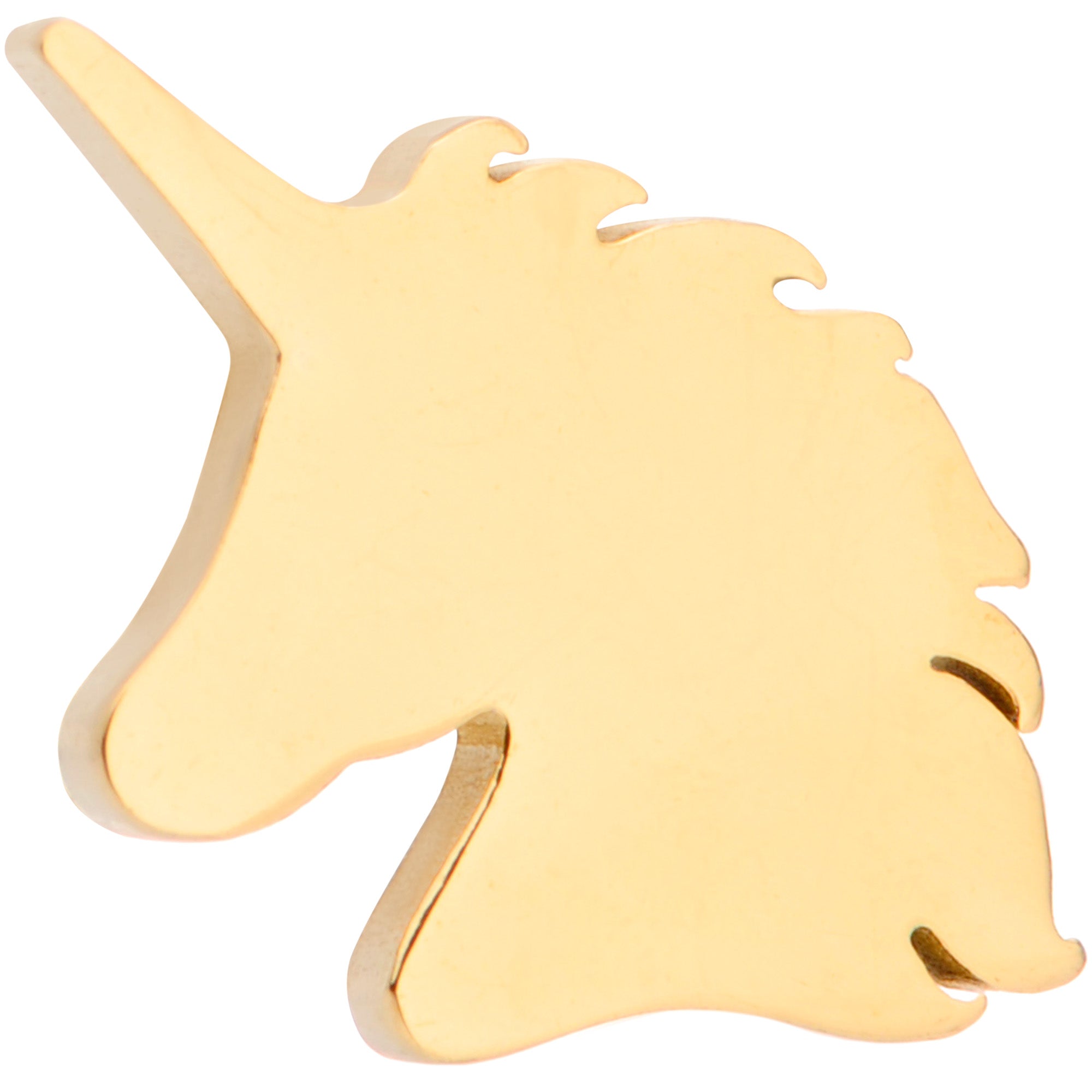 Multicolor Unicorn Barbell Tongue Ring Set of 4