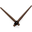 Dark Brown Matte Acrylic Straight Taper Set 12G to 00G