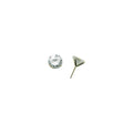 14k Yellow Gold 3.50 ct Cubic Zirconia Round Earrings