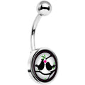 Lovebirds Silhouette Belly Ring