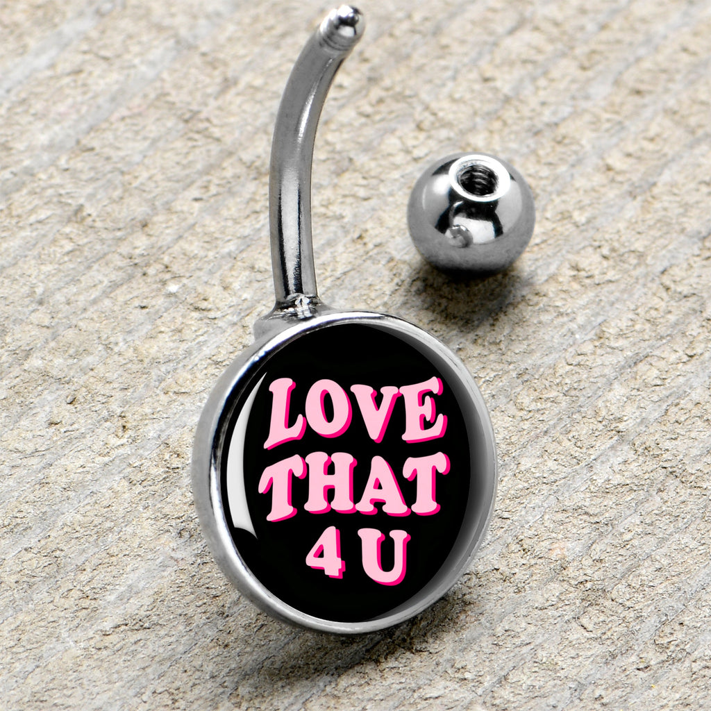 Love That 4 You Belly Ring by Onyx O