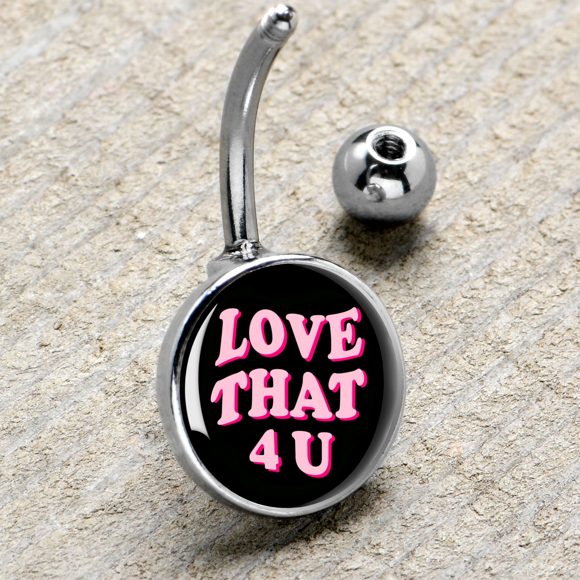 Love That 4 You Belly Ring by Onyx O