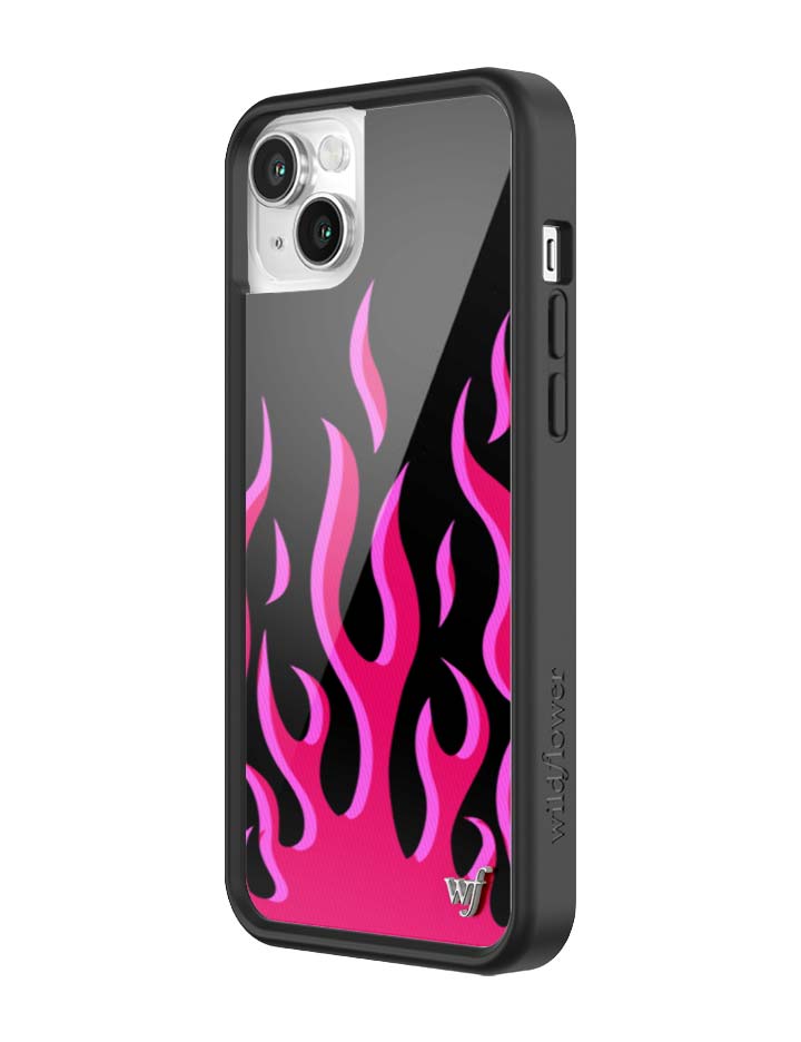 Flames | Black & Red iPhone Case