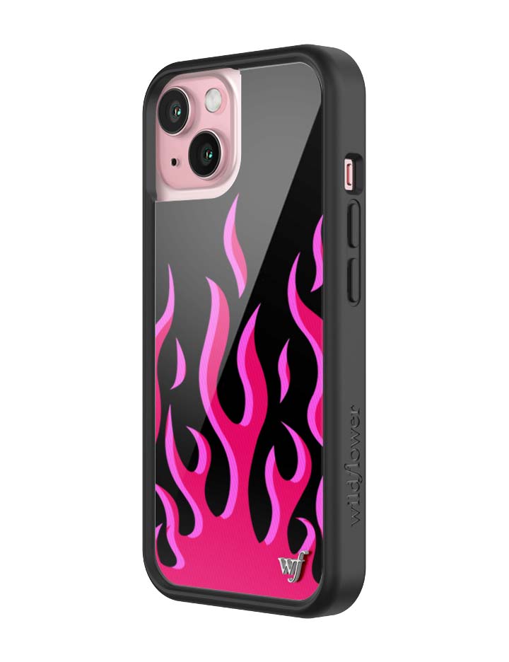Flames | Black & Red iPhone Case