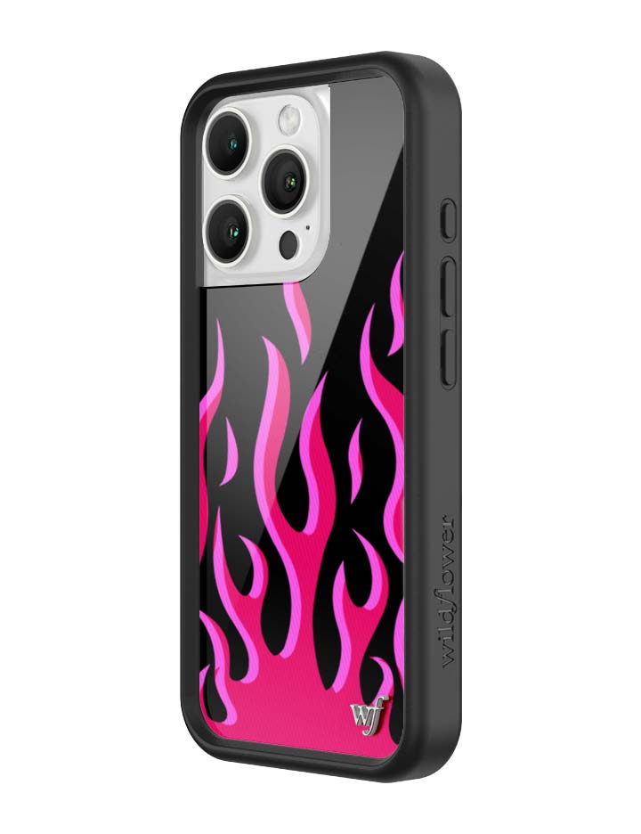 Flames | Black & Red iPhone Case