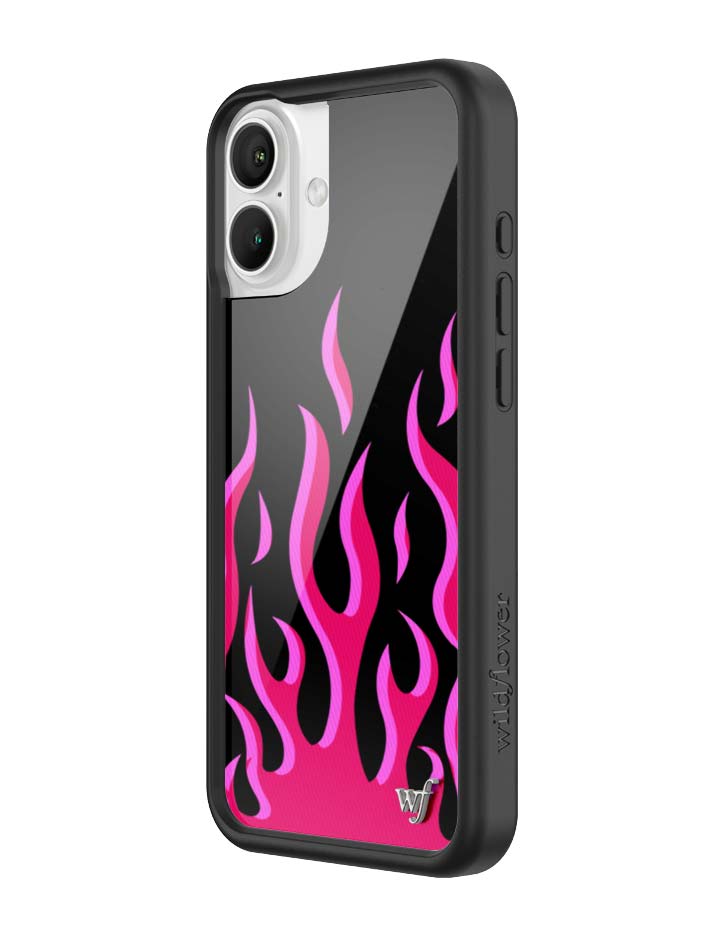 Flames | Black & Red iPhone Case