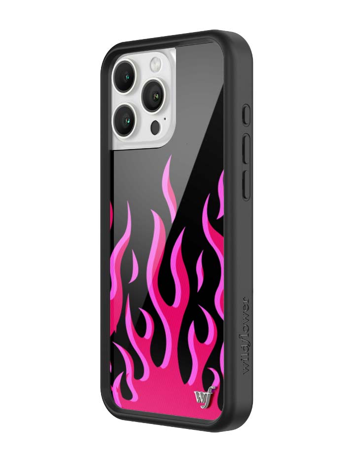 Flames | Black & Red iPhone Case