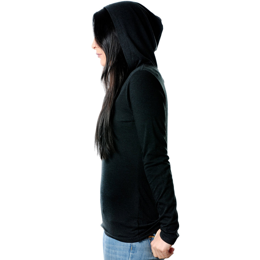Honey Black Long Sleeve Hoodie