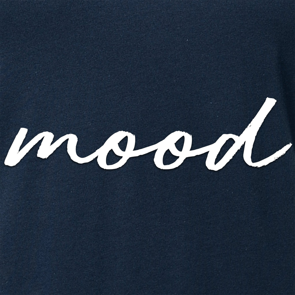 Mood Black Tapered V-Neck Tee Shirt
