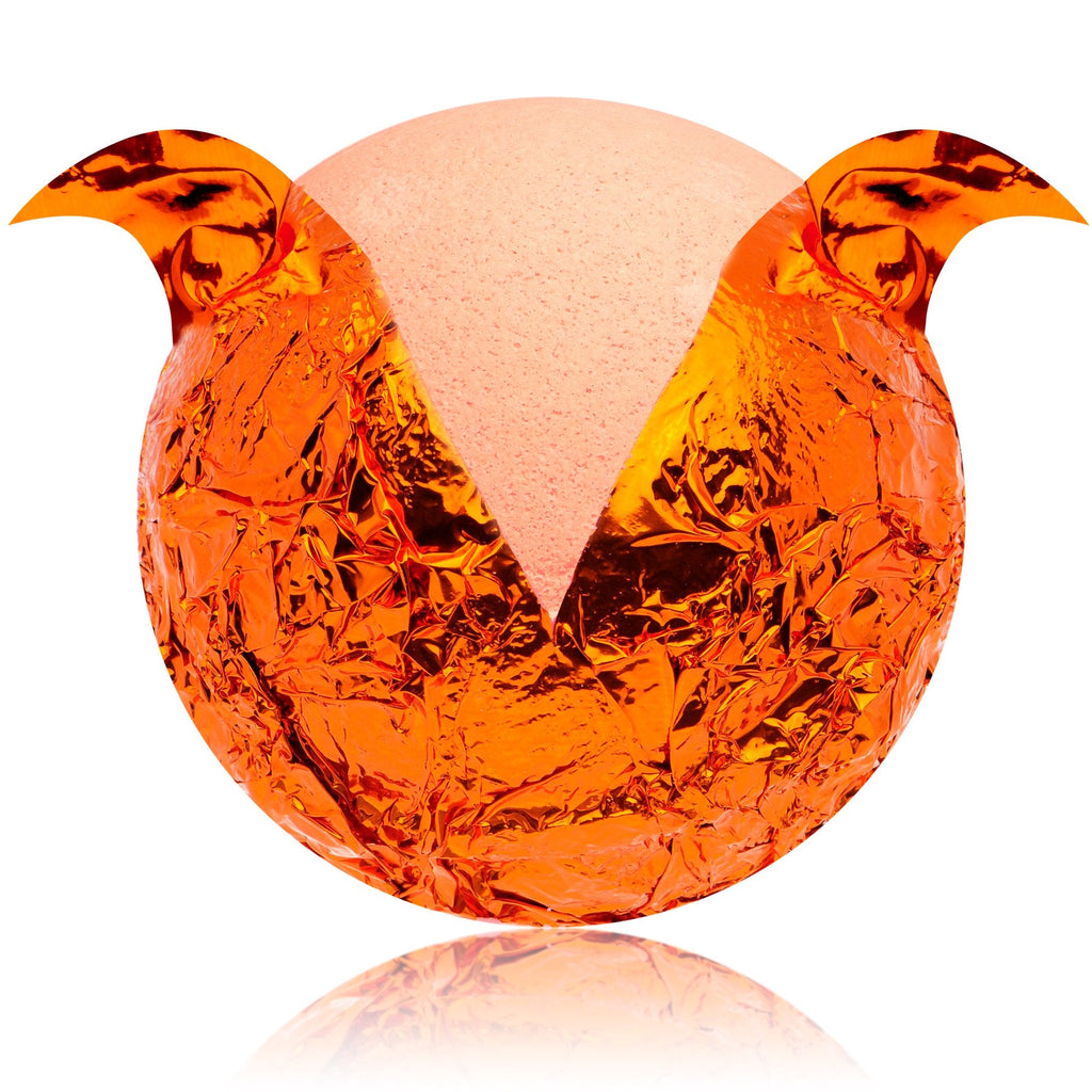 Tangerine Tango Bath Bomb with Jewelry Ring Inside
